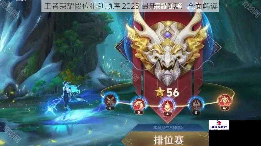 王者荣耀段位排列顺序 2025 最新一览表：全面解读