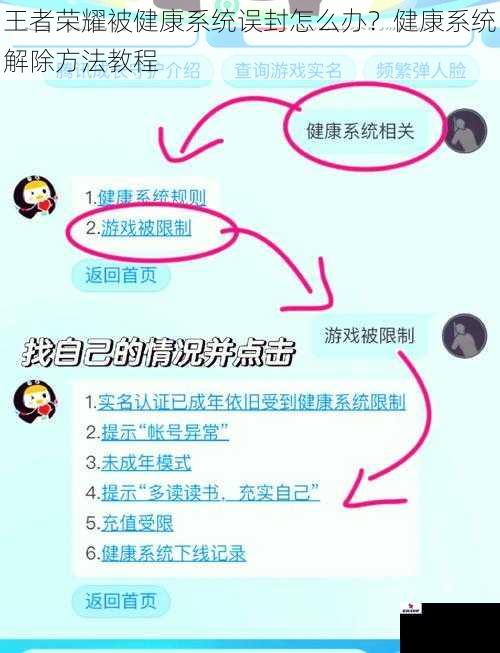 王者荣耀被健康系统误封怎么办？健康系统解除方法教程