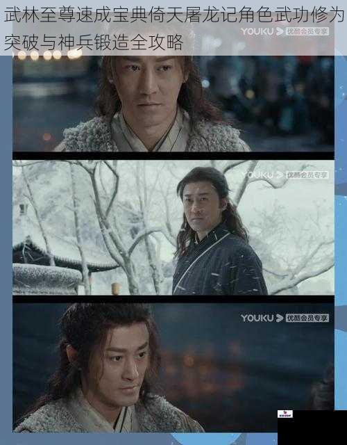 武林至尊速成宝典倚天屠龙记角色武功修为突破与神兵锻造全攻略
