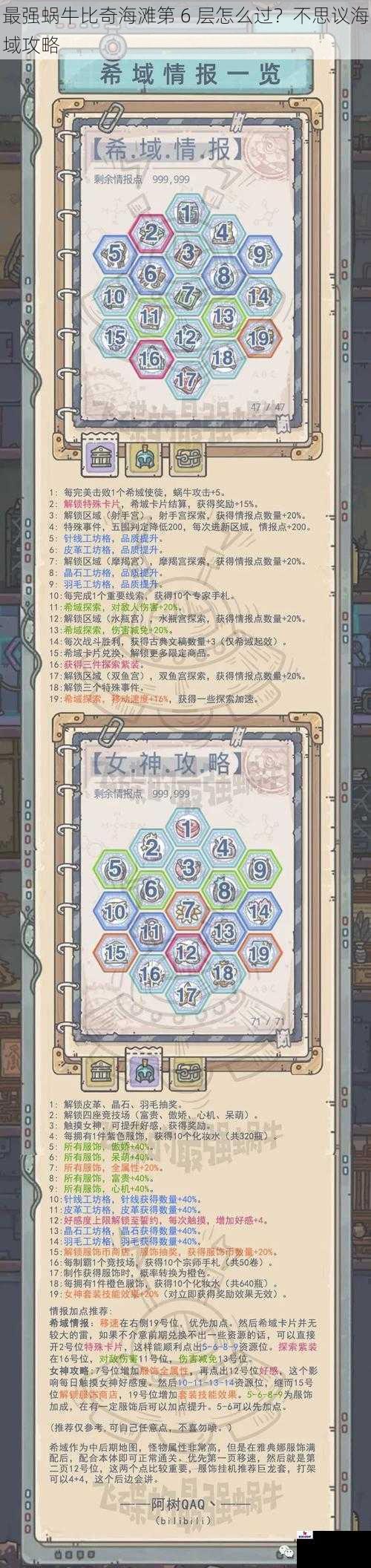 最强蜗牛比奇海滩第 6 层怎么过？不思议海域攻略