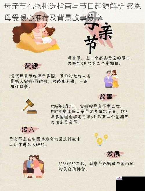 母亲节礼物挑选指南与节日起源解析 感恩母爱暖心推荐及背景故事分享