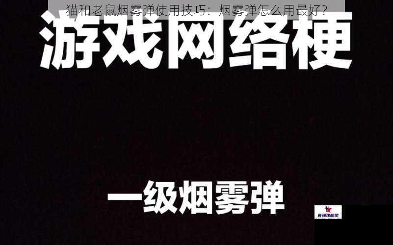 猫和老鼠烟雾弹使用技巧：烟雾弹怎么用最好？