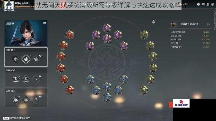 永劫无间天赋系统满级所需等级详解与快速达成攻略解析