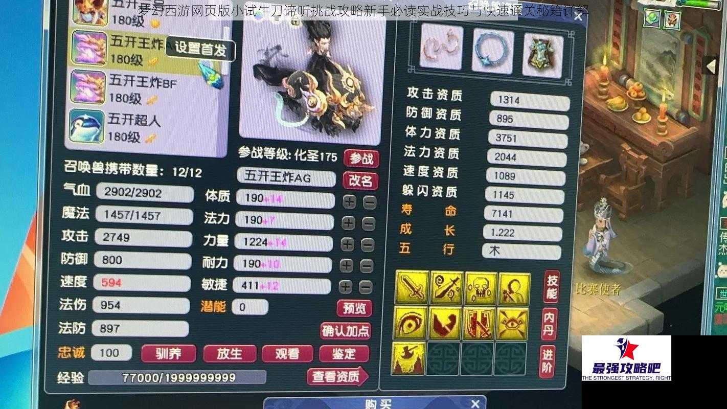 梦幻西游网页版小试牛刀谛听挑战攻略新手必读实战技巧与快速通关秘籍详解