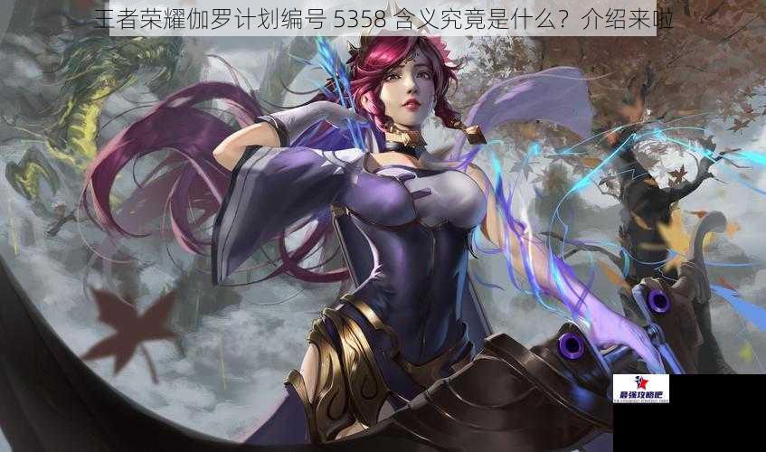 王者荣耀伽罗计划编号 5358 含义究竟是什么？介绍来啦