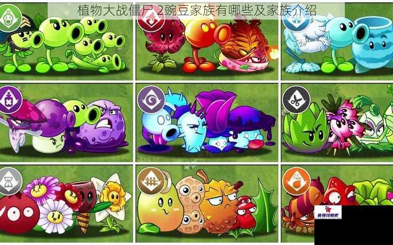 植物大战僵尸 2豌豆家族有哪些及家族介绍