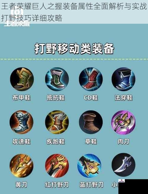 王者荣耀巨人之握装备属性全面解析与实战打野技巧详细攻略